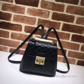 Replica Gucci Backpack With Jumbo GG 678829 Dark Coffee Fake Sale
