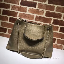 Gucci Soho Leather Shoulder Bronze Bag 308982